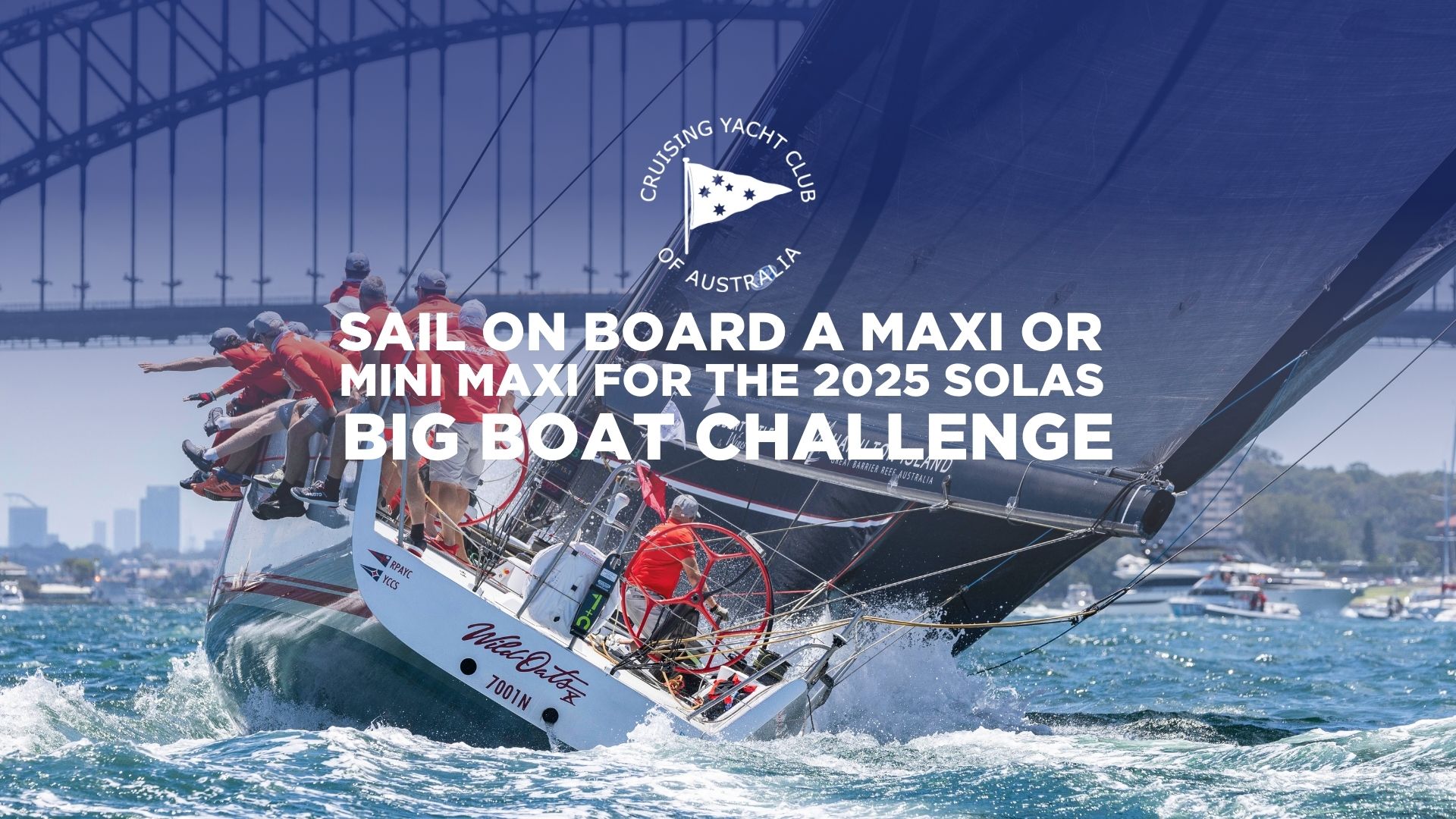 Sail on board a maxi or mini maxi for the 2025 SOLAS Big Boat